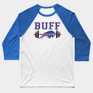 Buff Bill Distressed Baseball T-Shirt